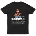 Sorry I D G A F Chord 3D Effect Fun Guitar Player - Personalized T Shirt
