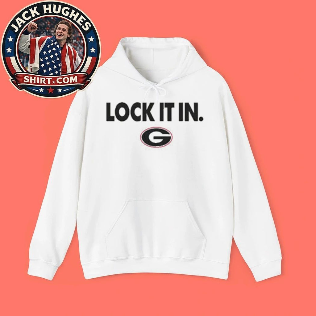 Lock It In Georgia Bulldogs Shirt – Georgia Bulldogs Fan Graphic T-Shirt