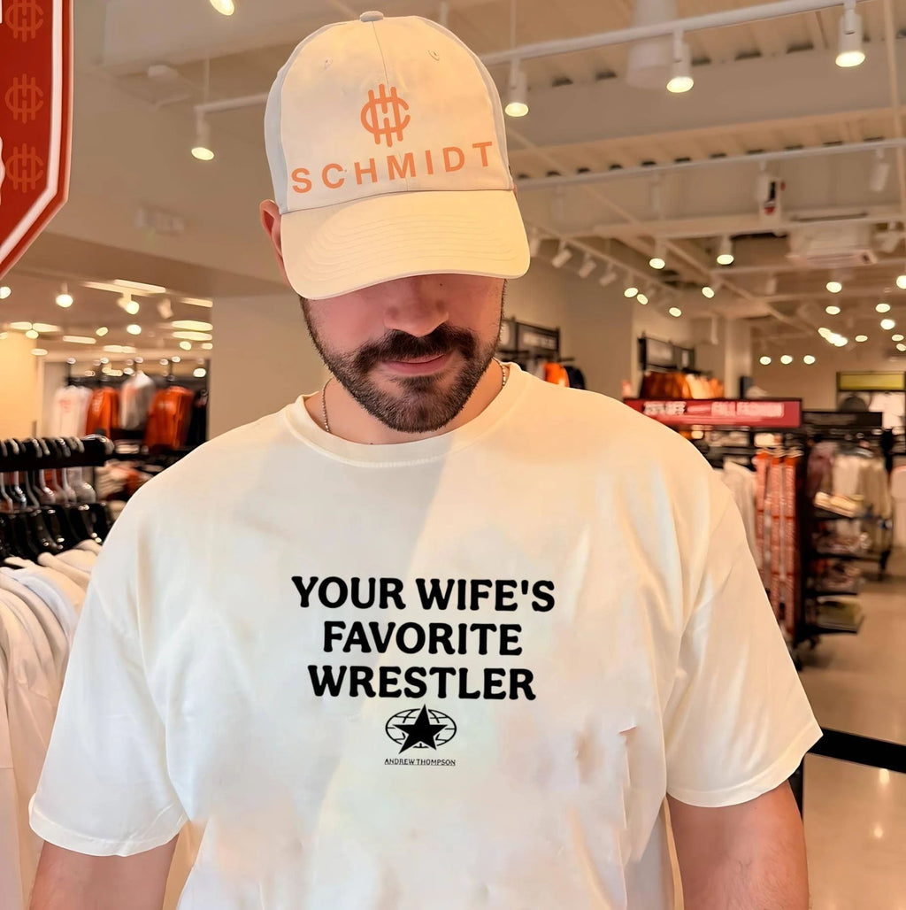 Andrew Thompson your wife’s favorite wrestler shirt