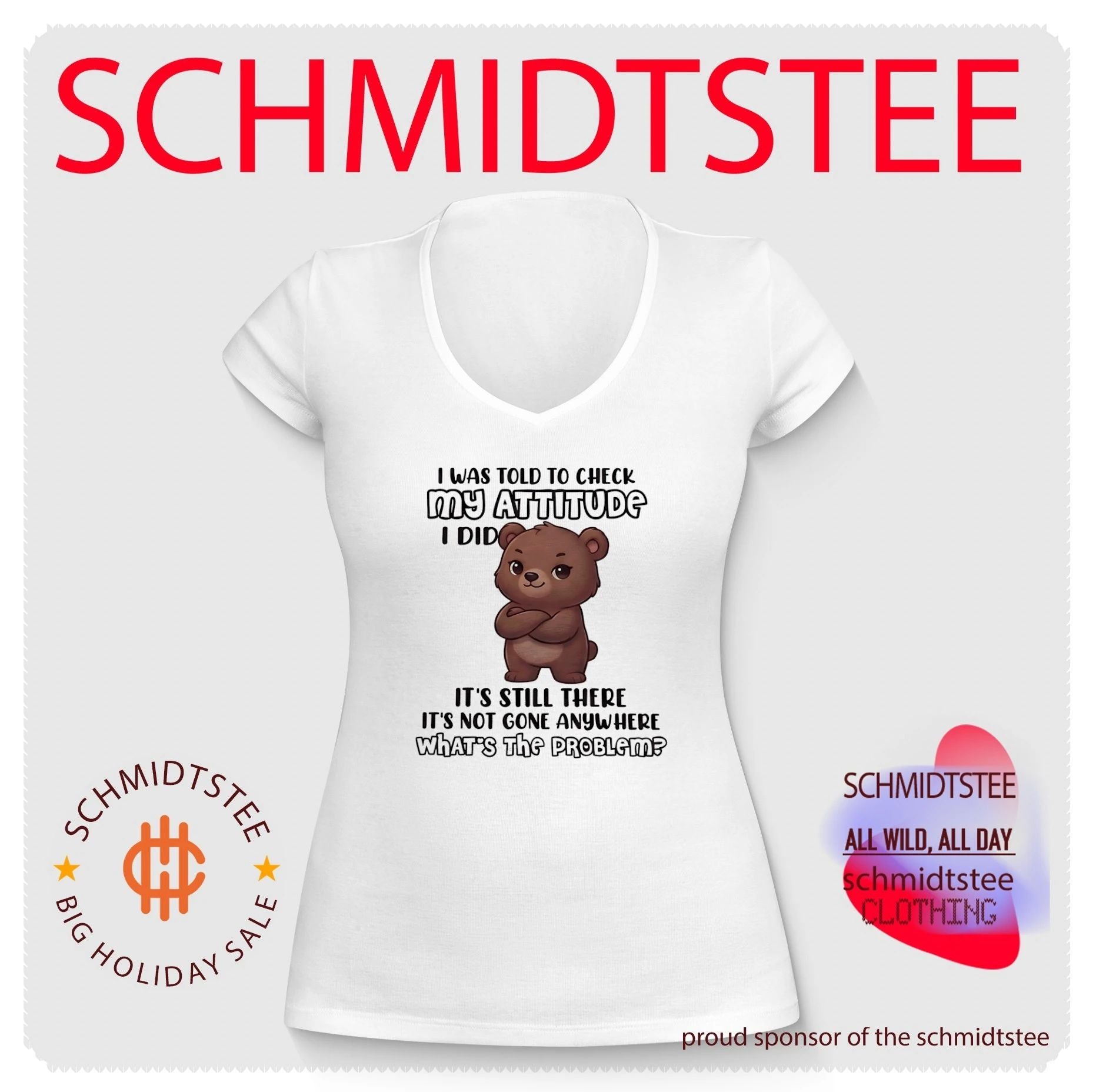 I was told to check my attitude I did it’s still there it’s not gone anywhere what’s the problem shirt