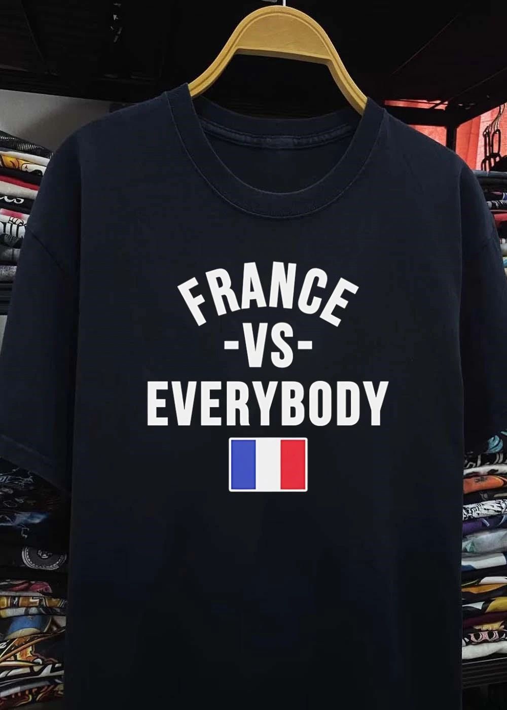 France vs Everybody National Flag shirt
