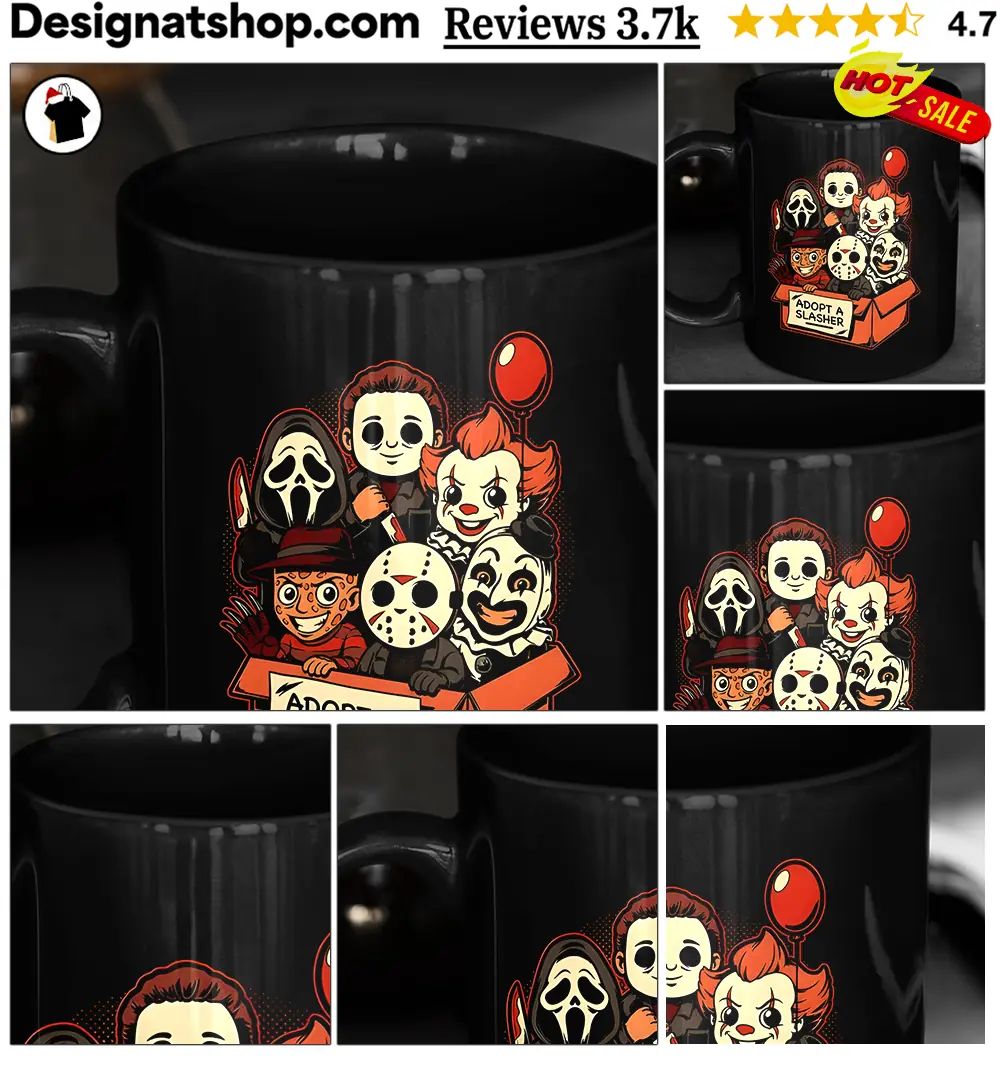 Adopt A Slasher Horror Characters Halloween shirt