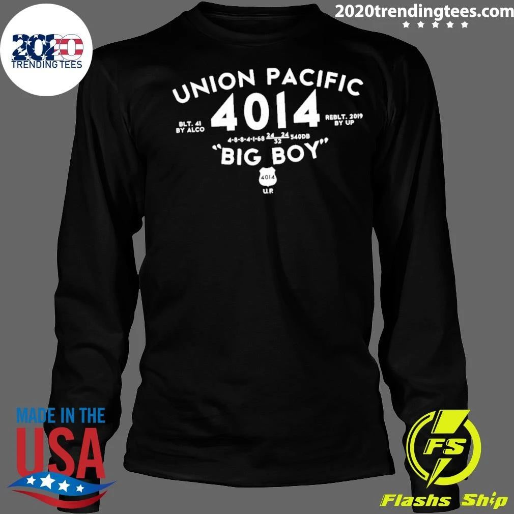 Big Boy 4014 Union Pacific Steam Engine Railroad Shirt