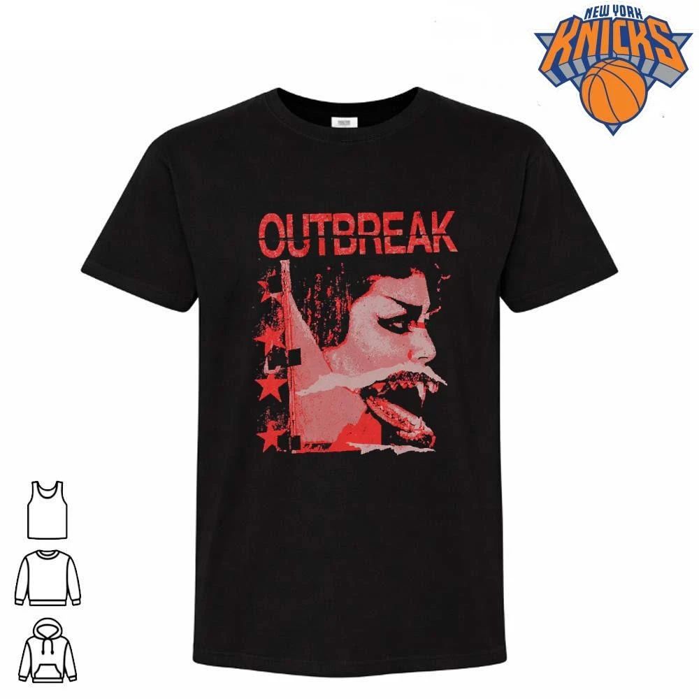Outbreak Vampire Zombie Face Horror Gothic Grunge Punk Rock Aesthetic Shirt