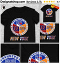 Rangers Giants Knicks New York sports logos shirt