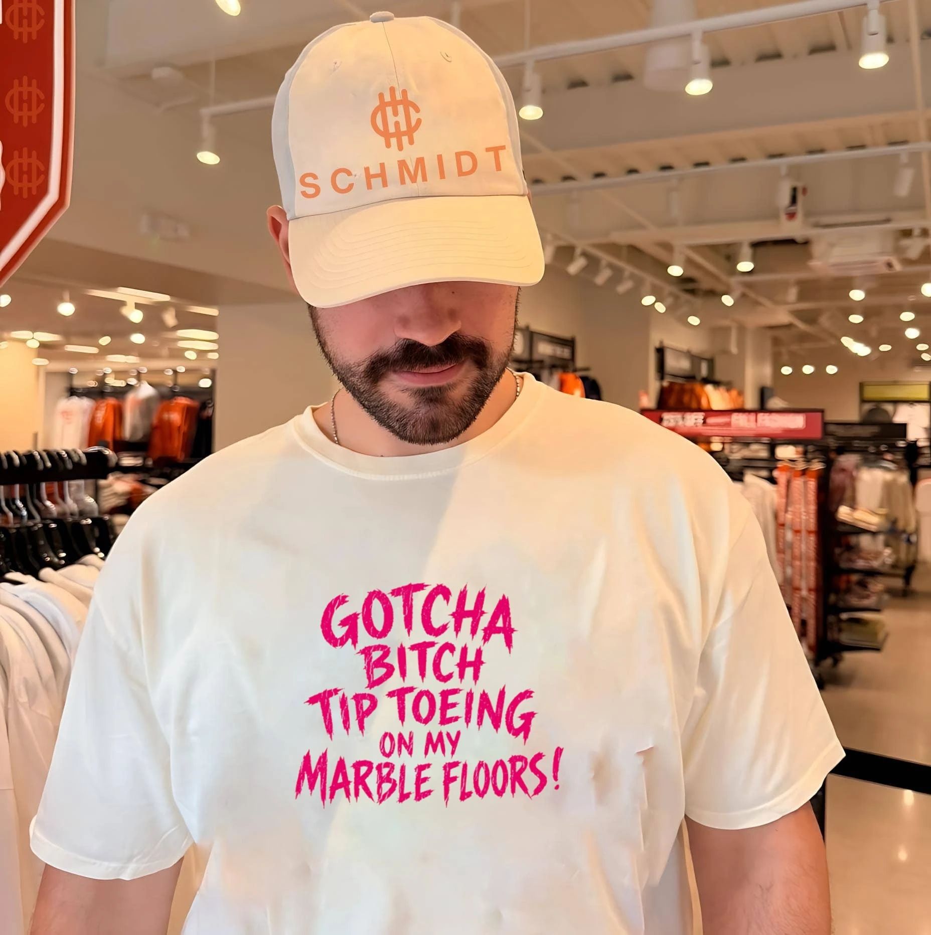 Gotcha Bitch Tip Toeing on My Marble Floors shirt