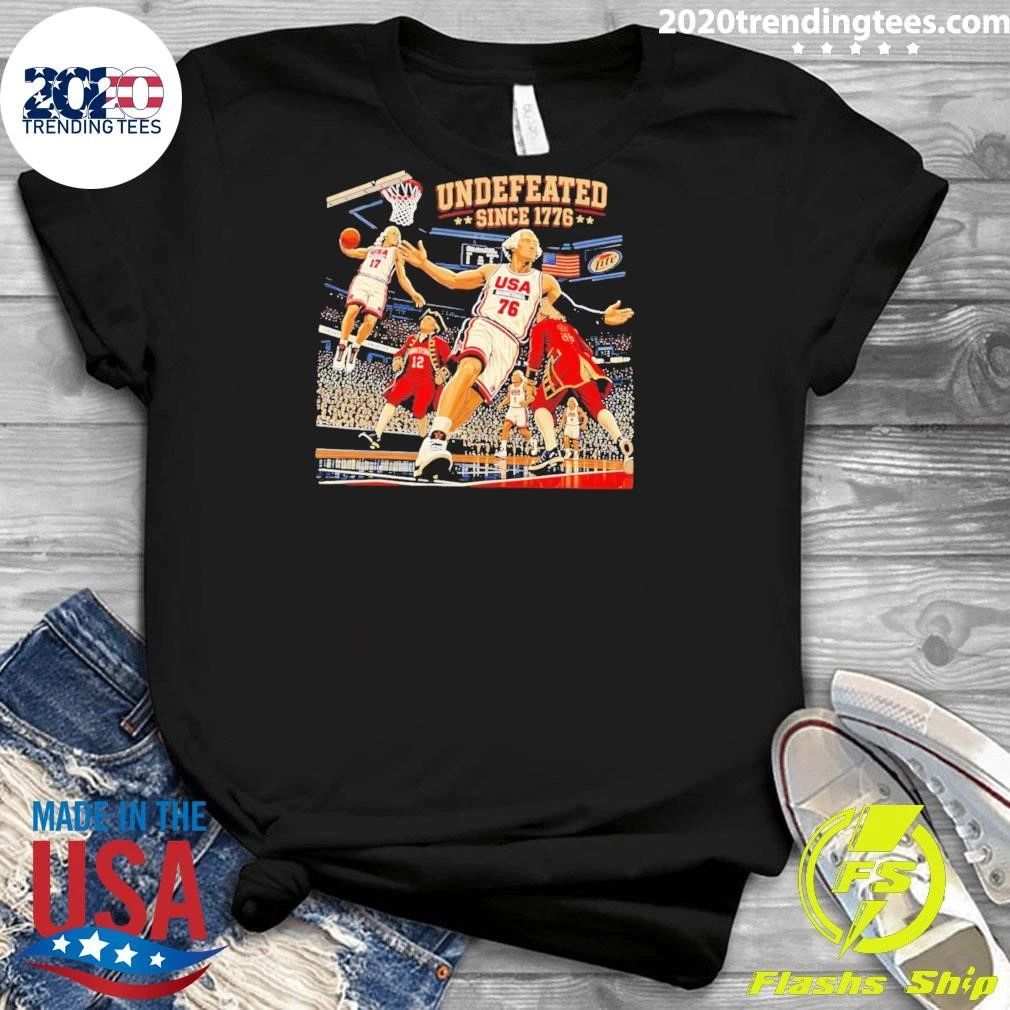George Washington Undefeated Since 1776 Basketball Shirt