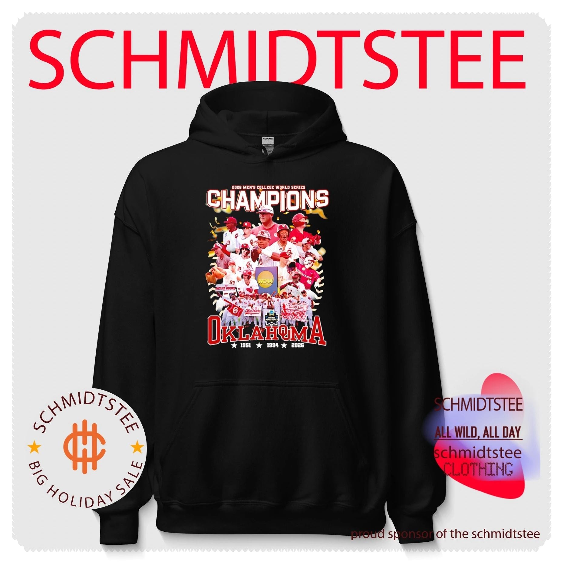 Oklahoma Sooners 2026 Men’s College World Series Champions all team shirt