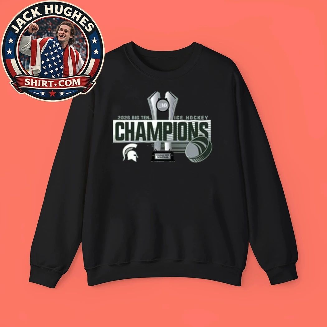 Michigan State Spartans Are Back-To-Back Big Ten Regular Season Champions 2026 Logo T-Shirt