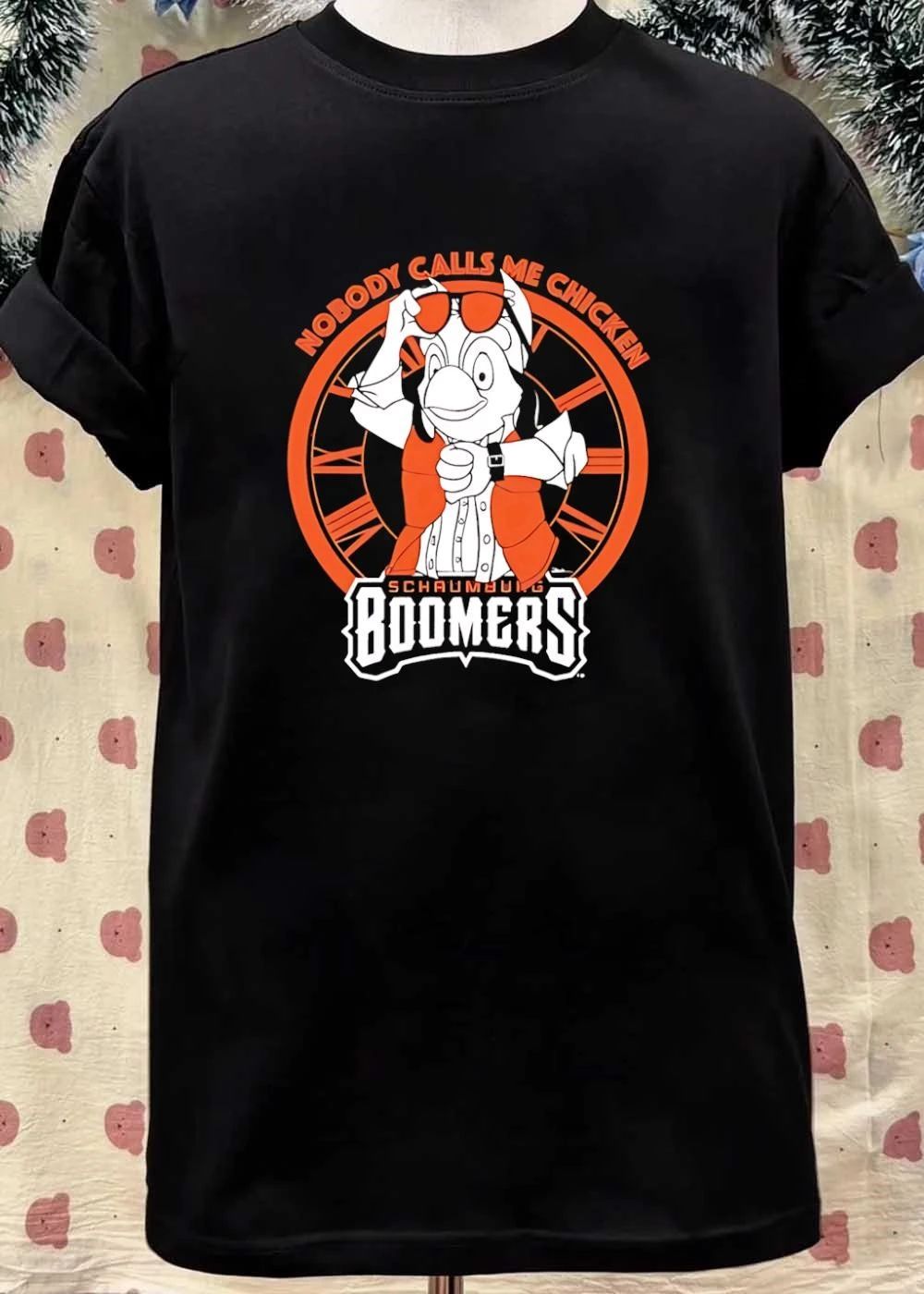 Nobody Calls Me Chicken Schaumburg Boomers T-Shirt