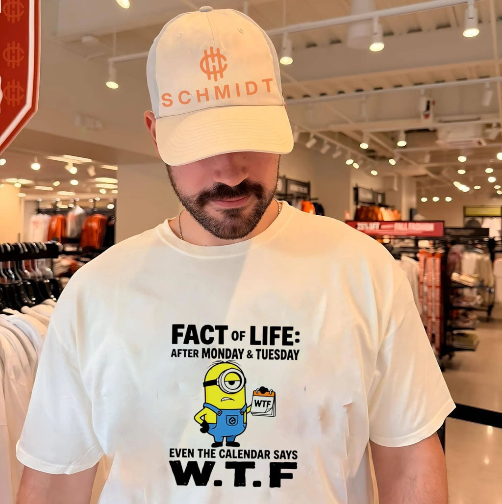 Fact of Life After Monday and Tuesday Even the Calendar Says WTF shirt
