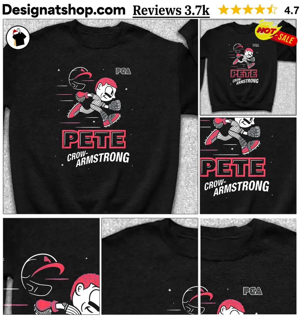PCA Super Speed Crow-Armstrong video game numbers shirt
