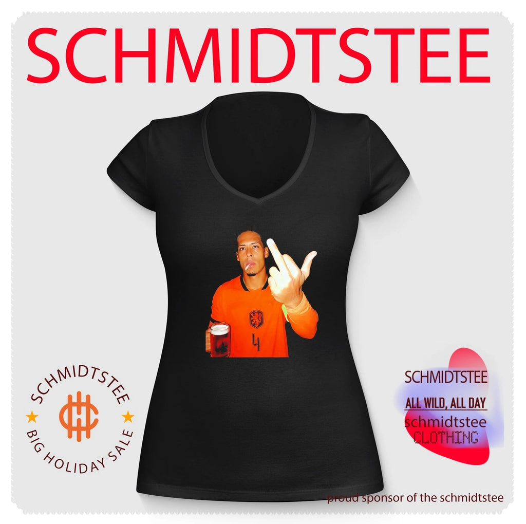 Virgil van Dijk Netherlands National Football Team middle finger shirt