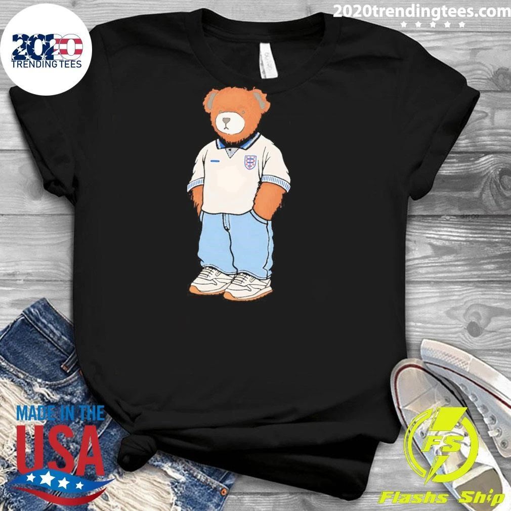 England ’90 Pickles Teddy Bear Three Lions Shirt