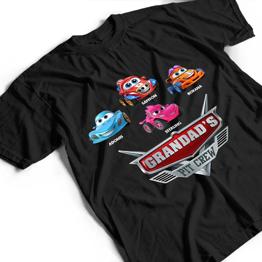 Daddy's Pit Crew Kid Car - Personalized T Shirt