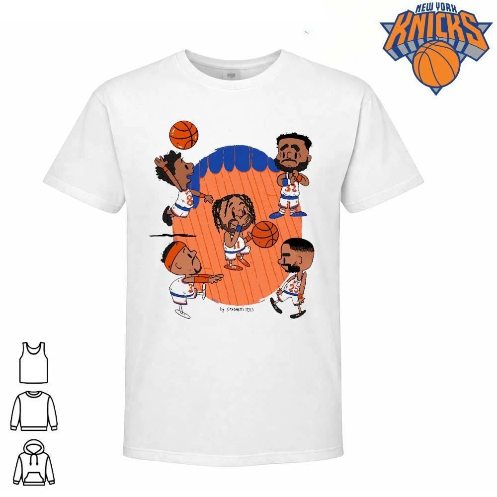 Knicks Champions NBA 2026 Cartoon Players Shirt