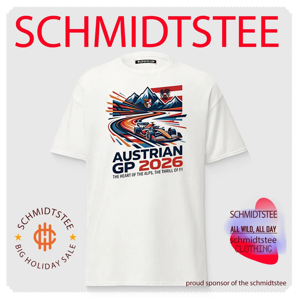 Austrian Grand Prix 2026 the heart of the Alps the thrill of F1 shirt