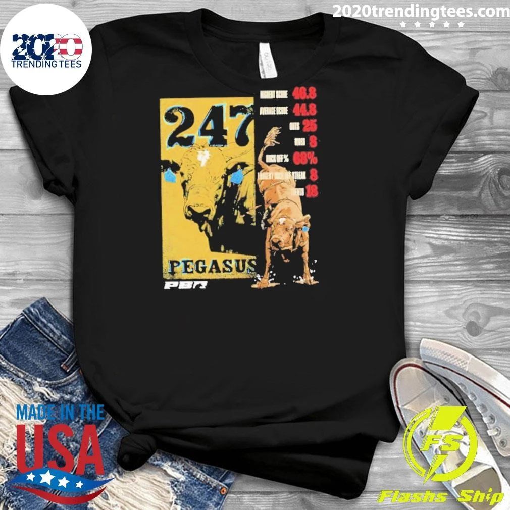 Pegasus 247 Pbr Career Stats Vintage Shirt