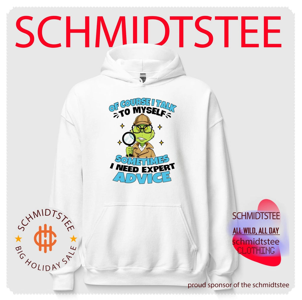 Of Course I Talk to Myself Sometimes I Need Expert Advice Grinch Detective shirt