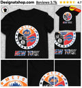 New York Sports teams Mets Nets Bills logo shirt