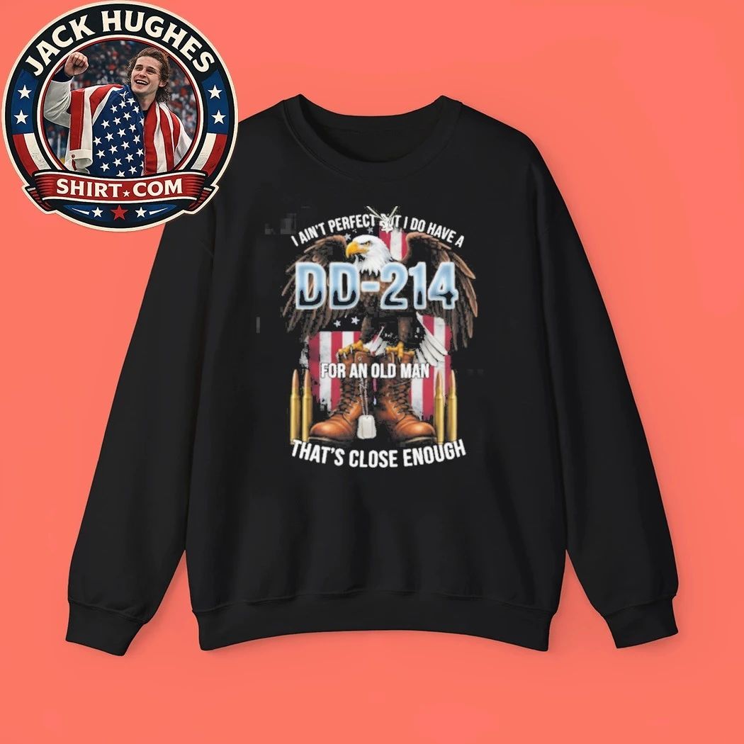 Old Man Dd 214 Military Discharge Veteran Eagle Shirt