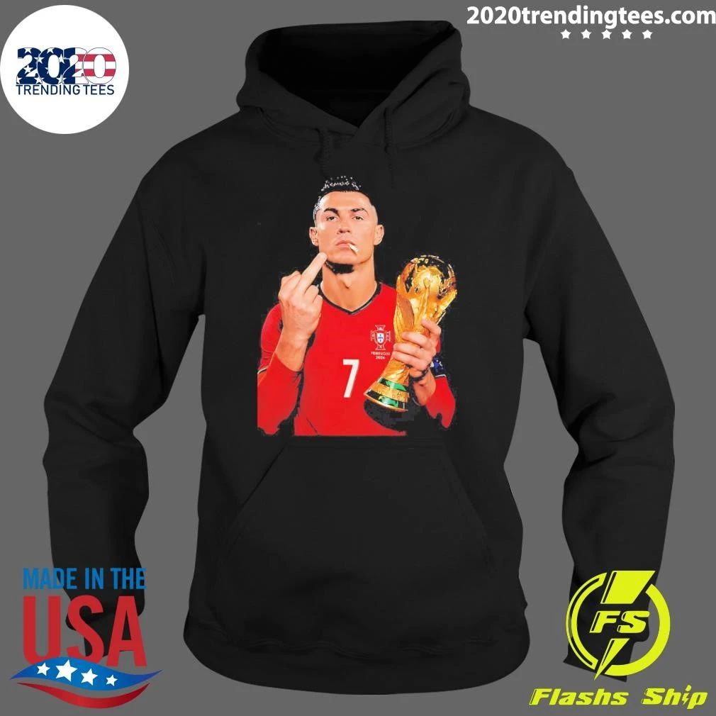 Cristiano Ronaldo Middle Finger Shirt