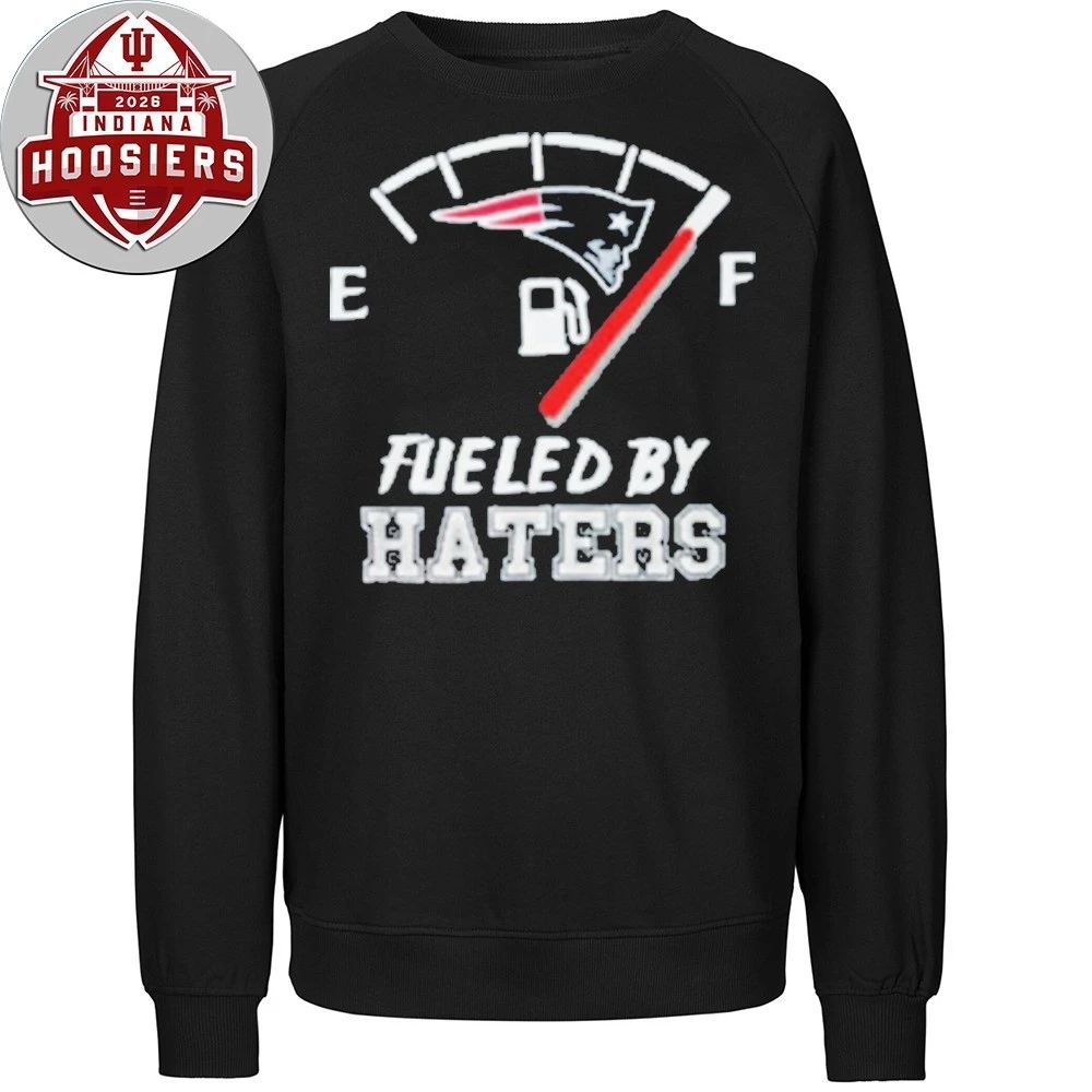 Patriots Logo Fueled By Haters Gas Gauge Funny Football Logo T-Shirt