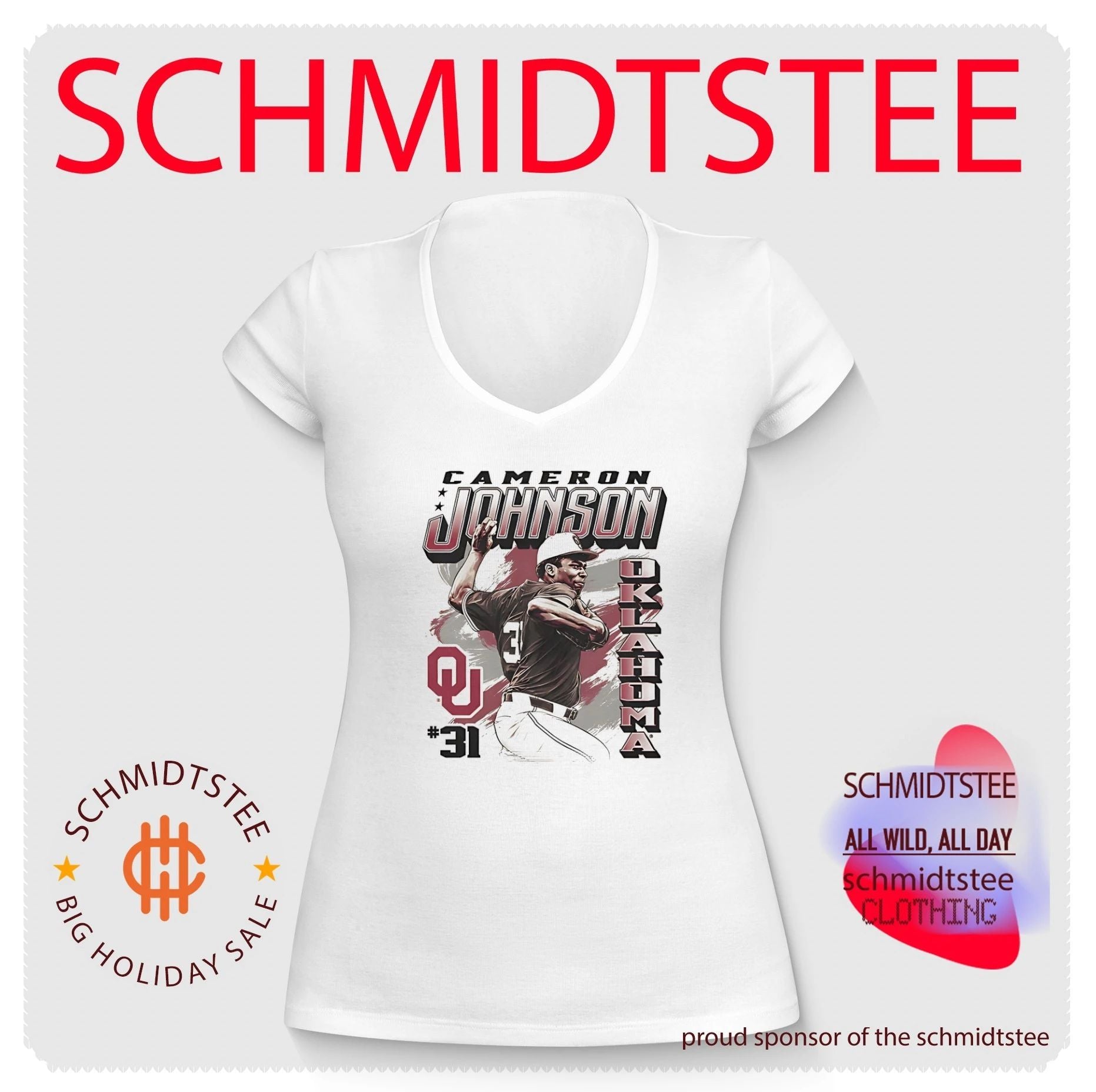 Oklahoma Sooners Cameron Johnson number 31 vintage shirt