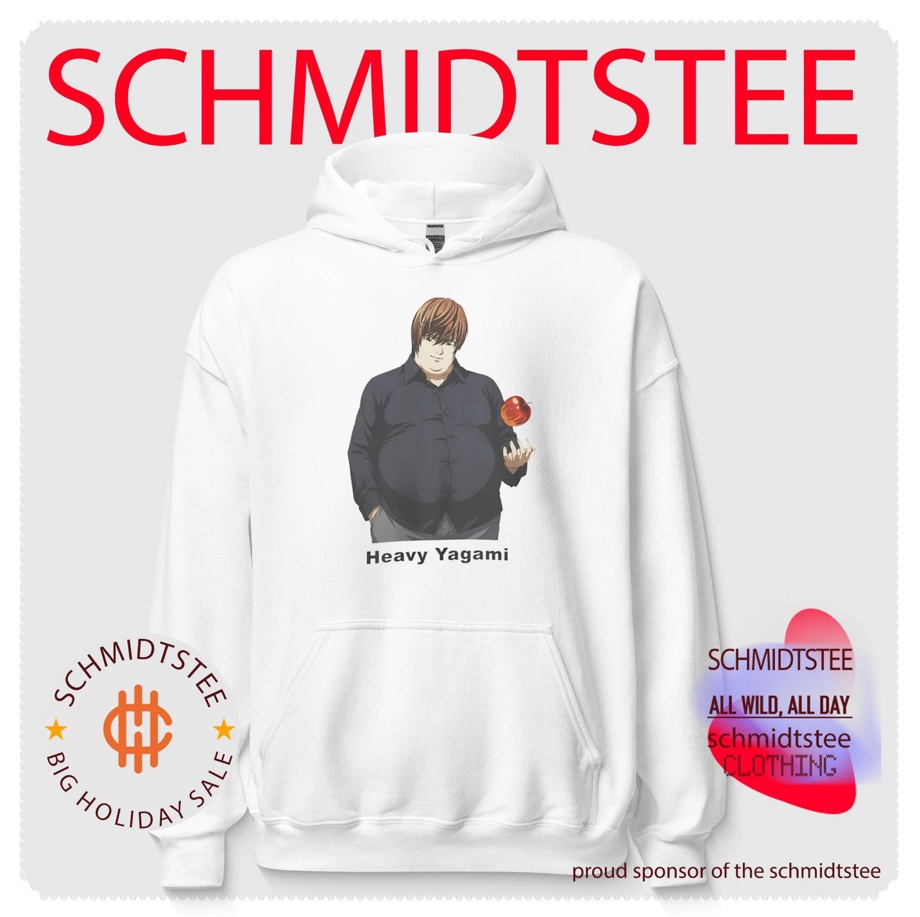 Heavy Yagami Light Yagami Death Note Anime Meme shirt