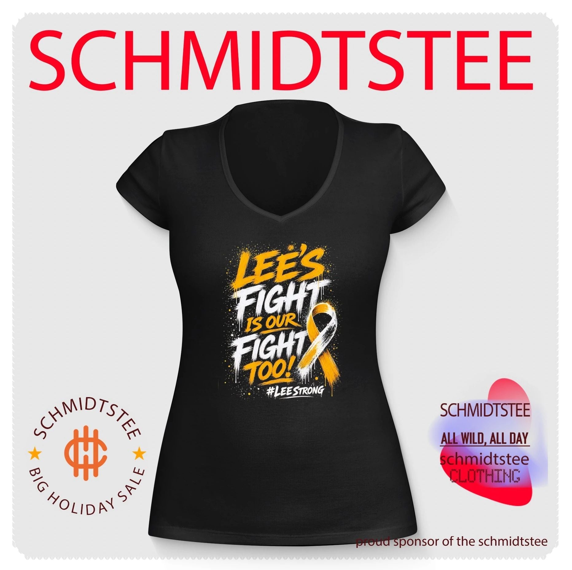 Lee’s fight is our fight too ribbon LeeStrong fuck cancer shirt