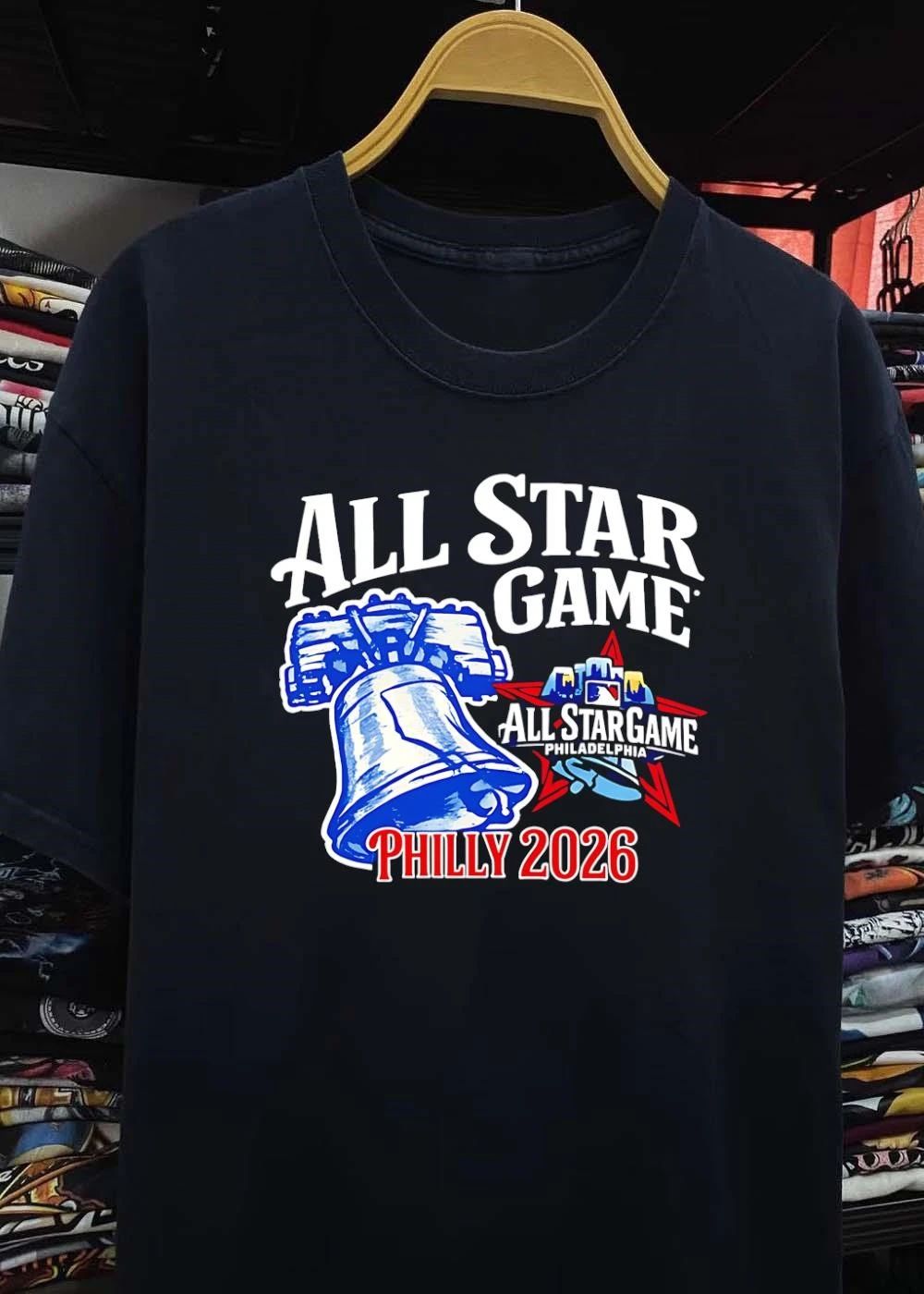 MLB All Star Game Philly 2026 Liberty Bell Baseball T-Shirt