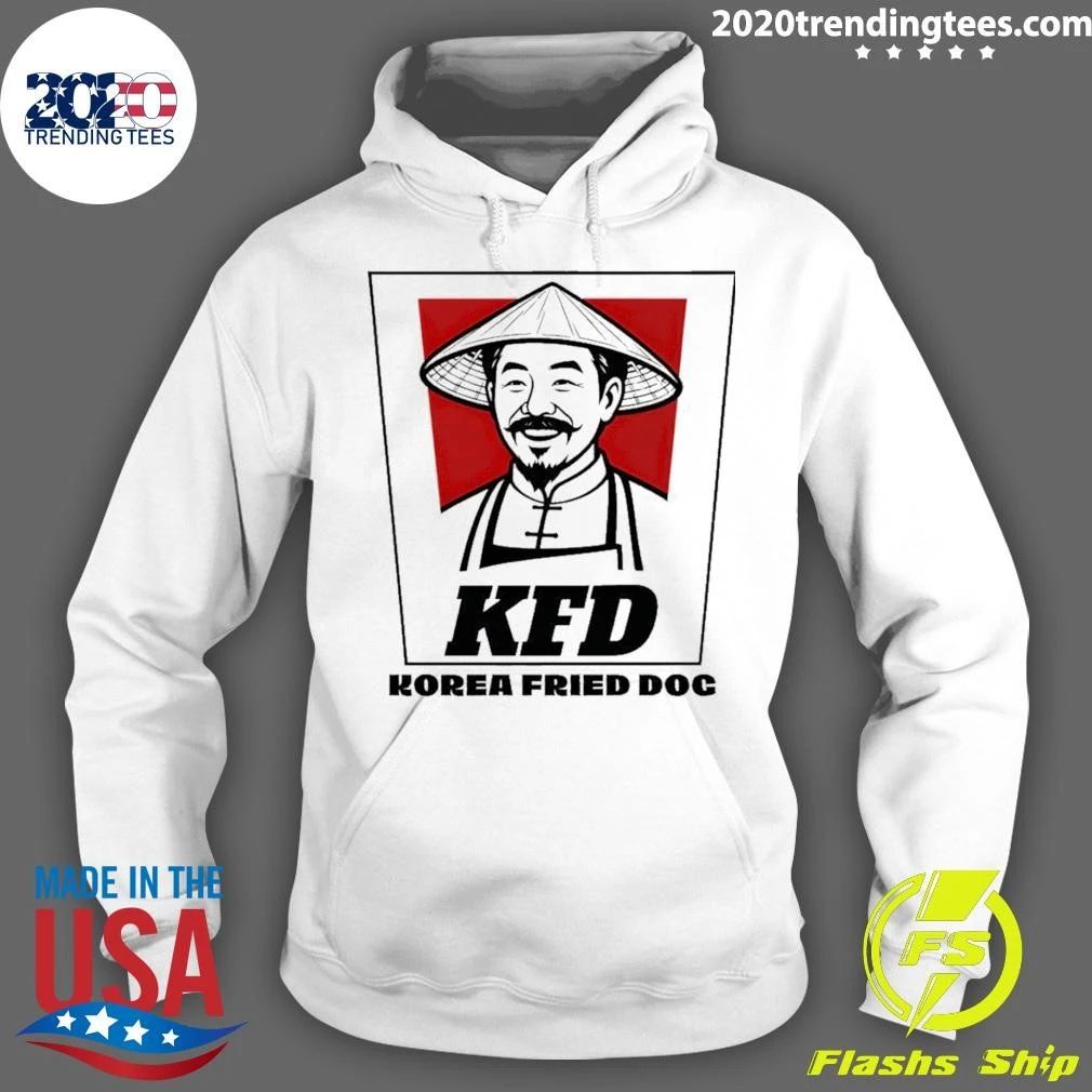 Kfd Korea Fried Dog Kfc Parody Logo Shirt