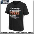 Texas Longhorns Men’s and Women’s Basketball 2026 March Madness Month T-Shirt