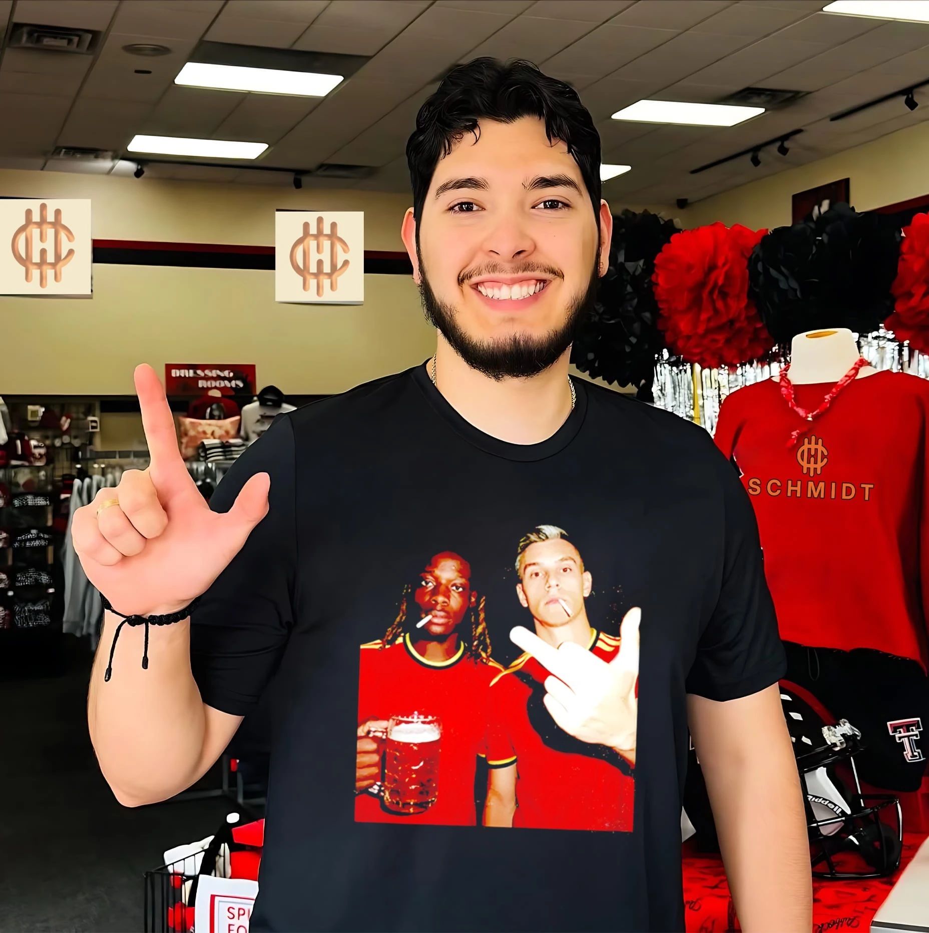 Romelu Lukaku and Kevin De Bruyne Belgium National Team Beer and Cigarettes middle finger shirt