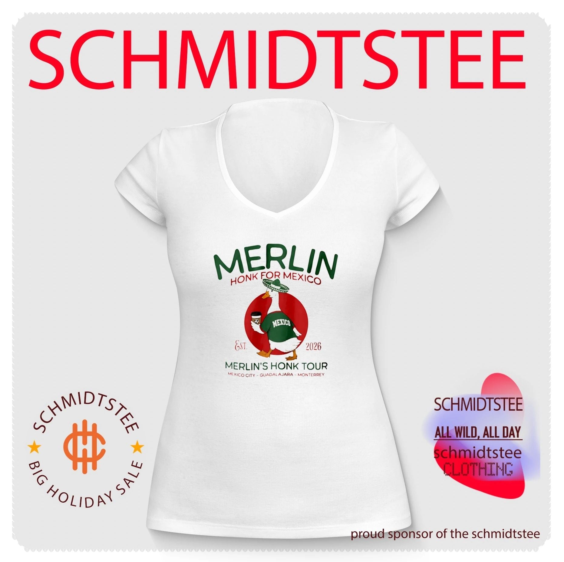 Merlin Honk For Mexico Est 2026 Shirt