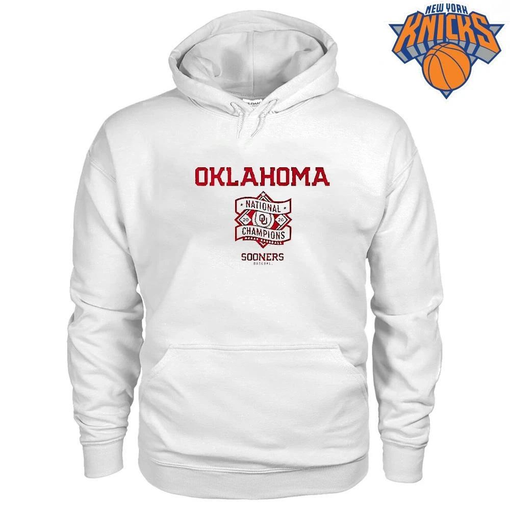 Oklahoma Sooners Baseball Ncaa Division I National Champions 2026 Text Logo Stack Shirt