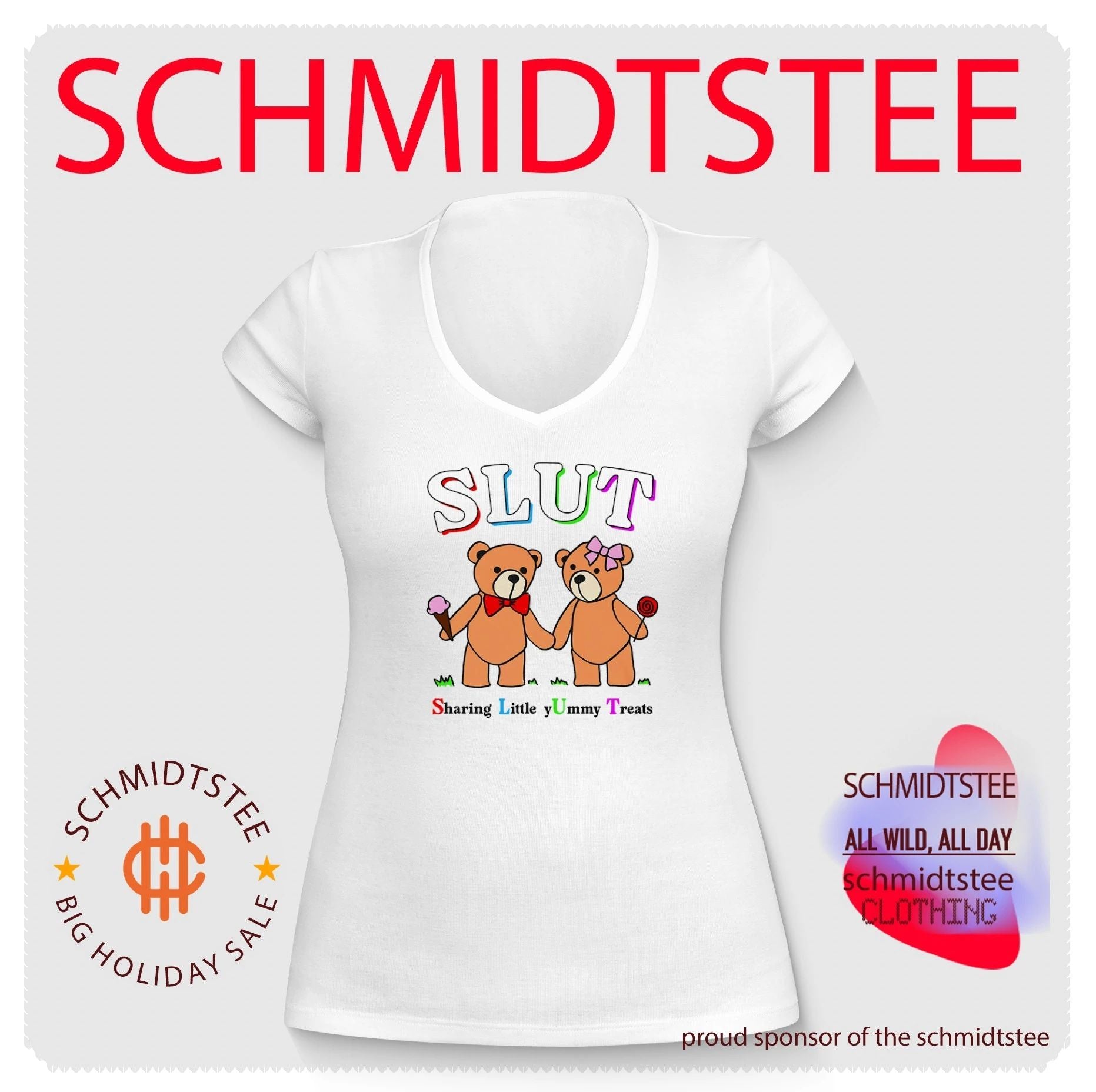 Slut Sharing Little Yummy Treats Teddy Bears shirt