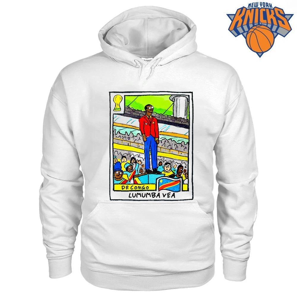 Dr Congo Lumumba Vea Hand Drawn Cartoon World Cup Stadium Shirt