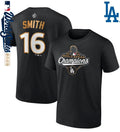 Will Smith Los Angeles Dodgers 2025 World Series Champions Name & Number T-Shirt