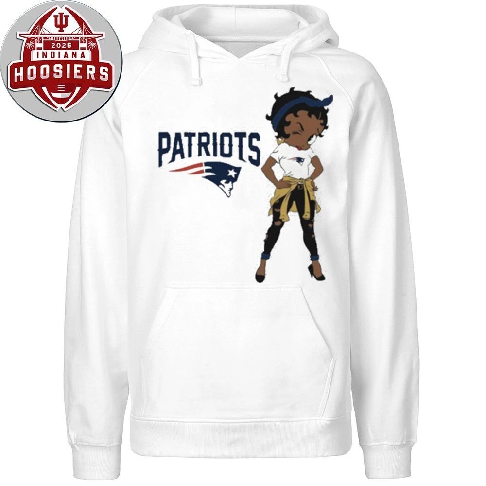 New England Football Girl – Patriot Way Pin-up Logo T-Shirt