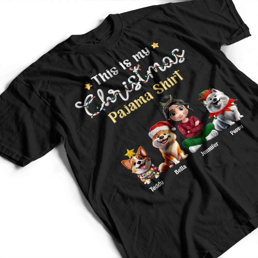 This Is My Christmas Pajama Shirt - Personalized T Shirt