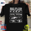 Why Do You Need A Gun For Tyranny For Close Up Tyranny For Far Away Tyranny Shirt