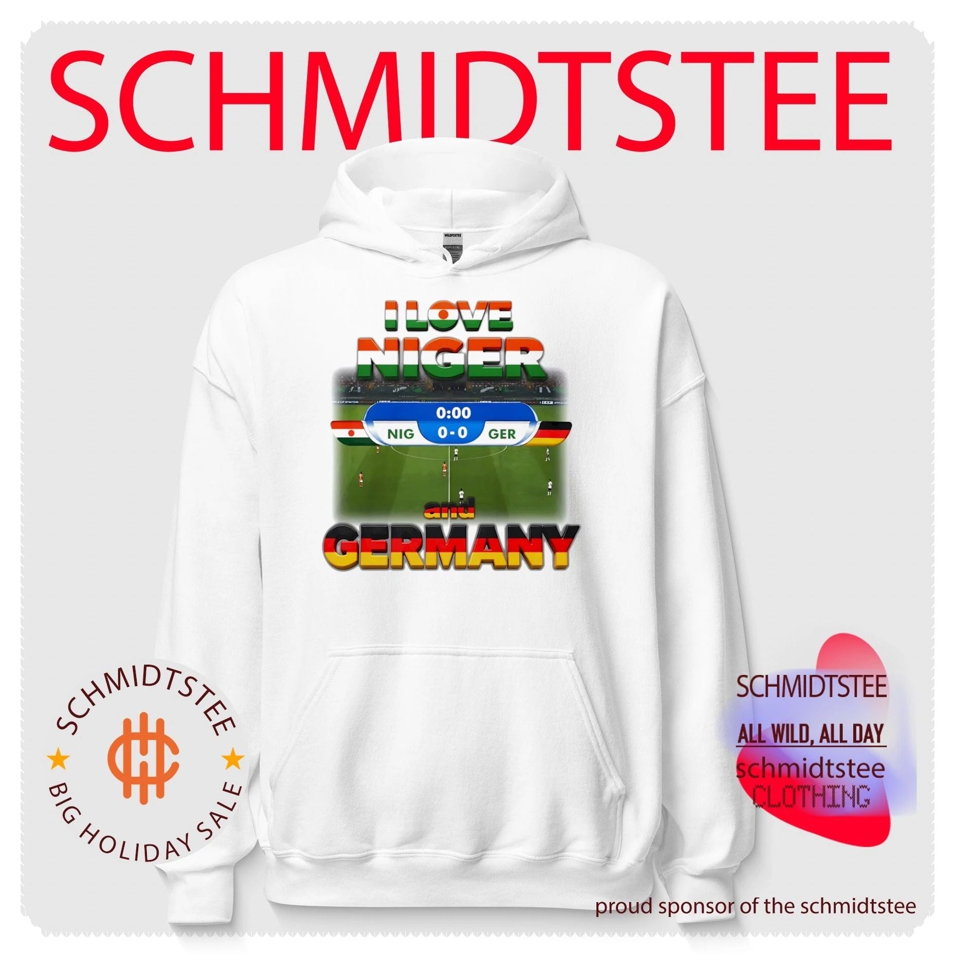 I Love Niger and Germany World Cup 2026 shirt