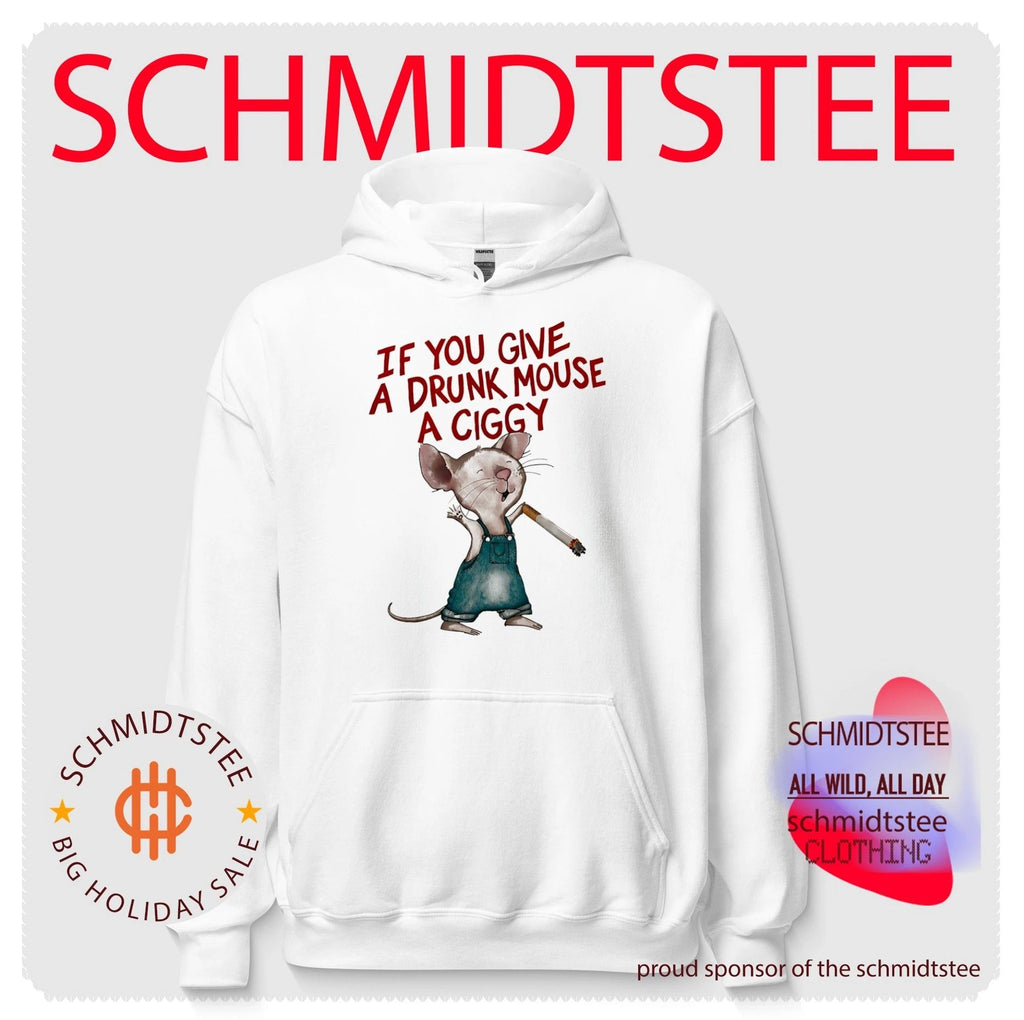 If you give a drunk mouse a ciggy cartoon mouse shirt
