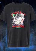 Astronauts Riding Space Shark Magically Unhinged Template T-Shirt