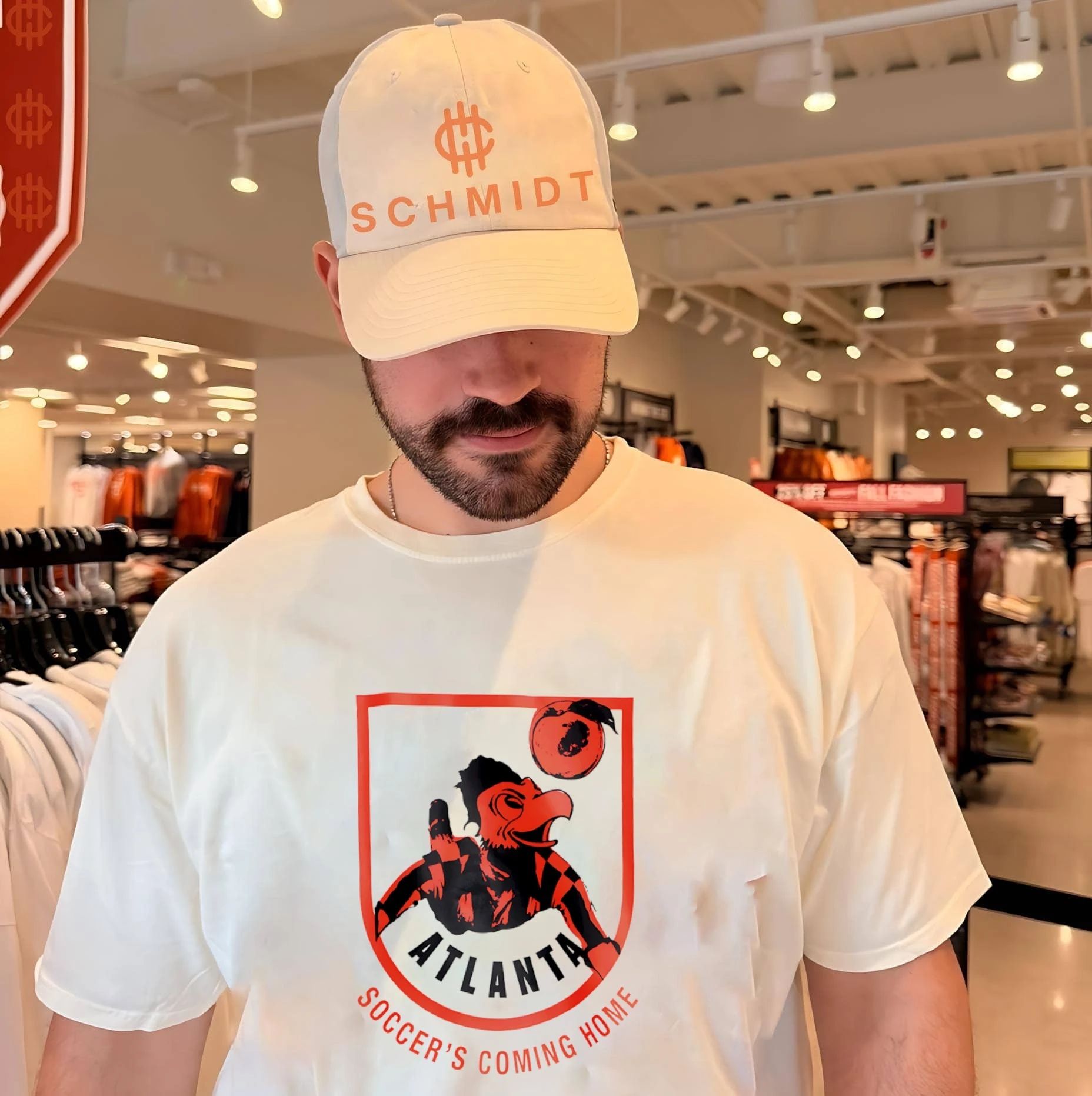 Atlanta Soccer’s Coming Home Road Trip Peach Soccer shirt
