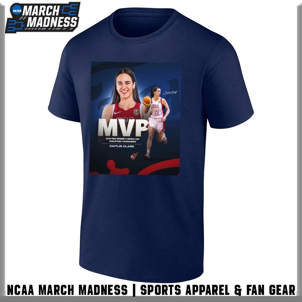 Caitlin Clark 2026 FIBA Women’s World Cup Qualifying Tournament MVP T-Shirt