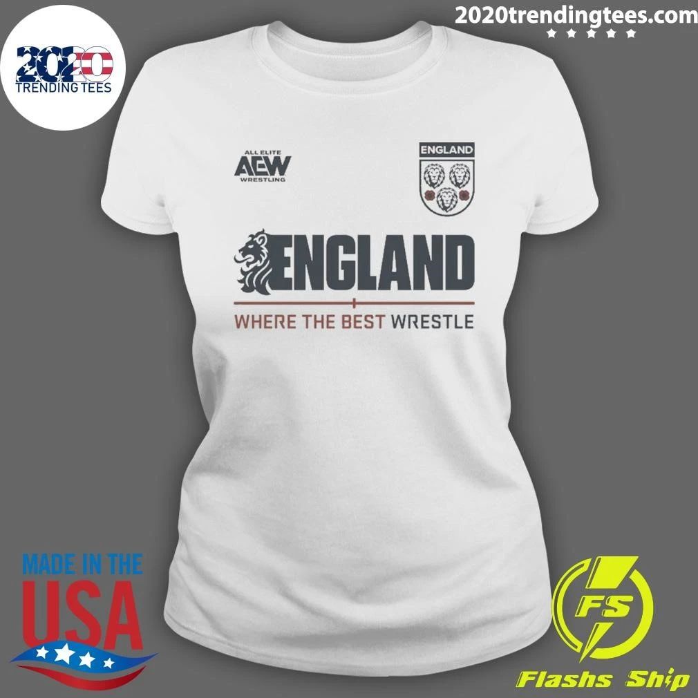 England Where The Best Wrestle Shirt