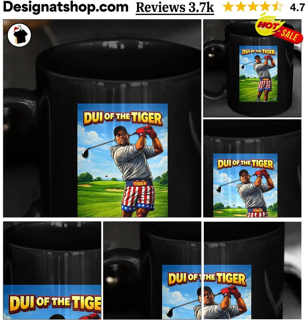 Tiger Wood DUI of the Tiger Golf Graphic shirt