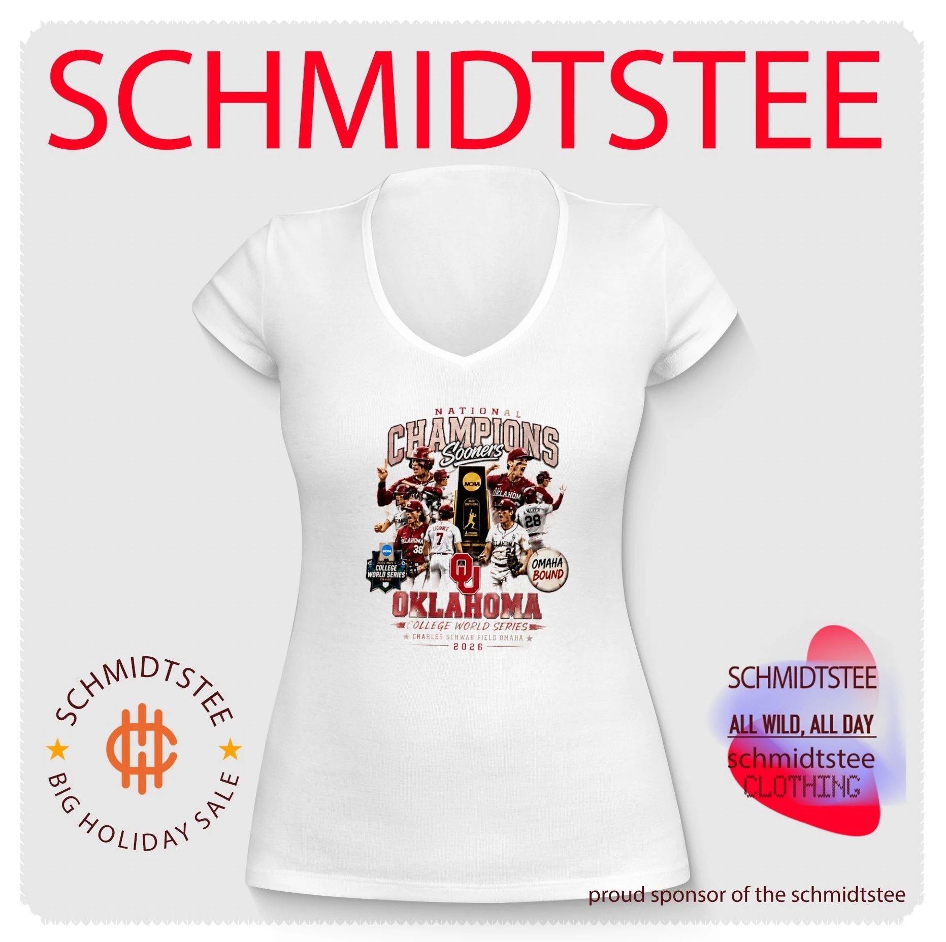 Oklahoma Sooners College World Series National Champions 2026 shirt